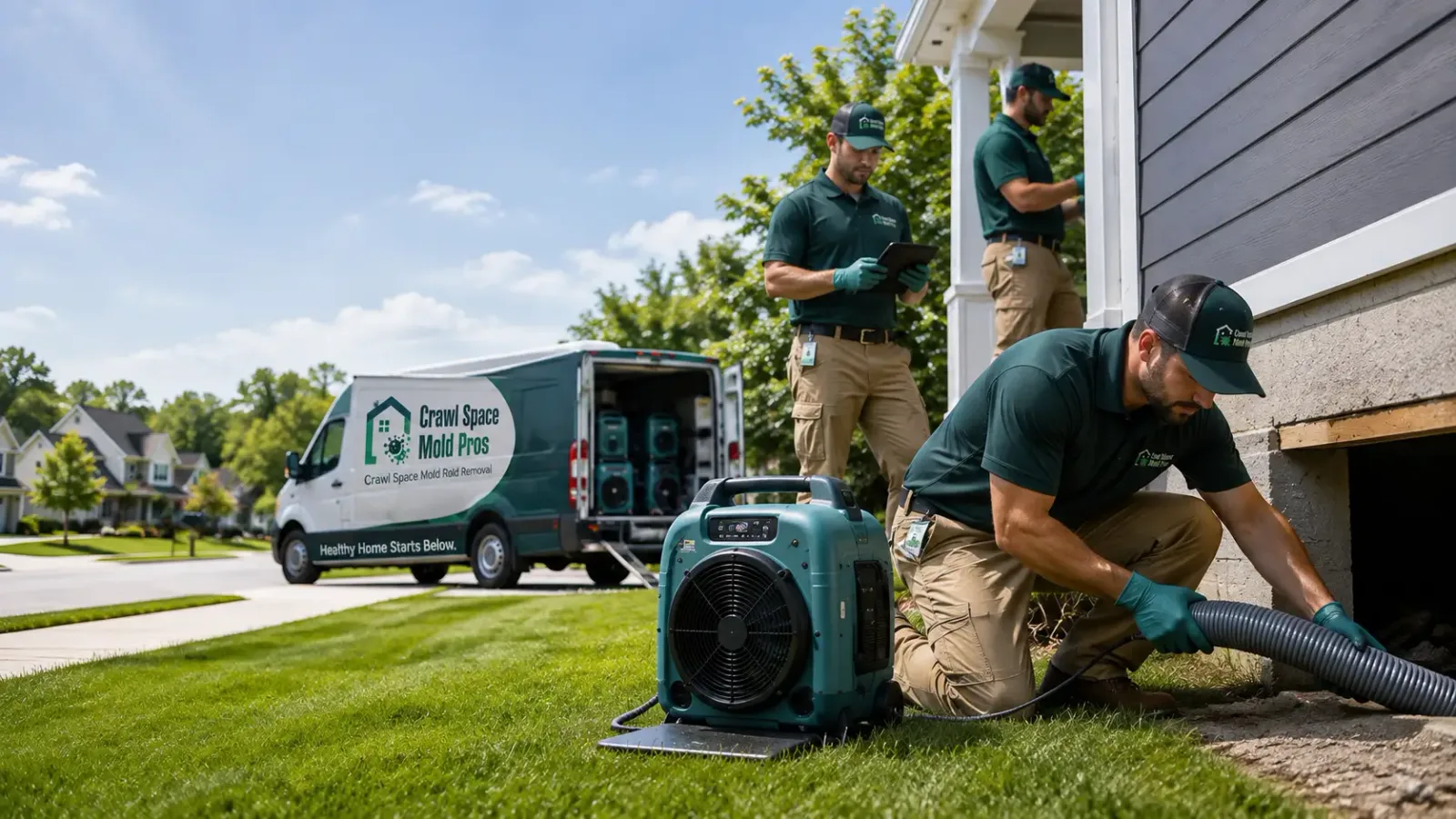 Crawl Space Mold Removal in Engadine, MI